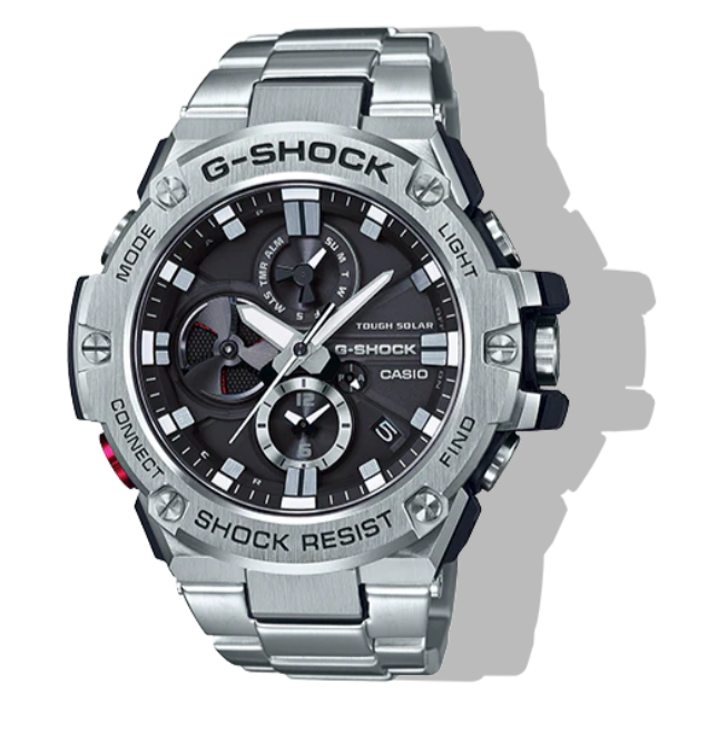 G Shock GSTB100D 1A G Steel Watch