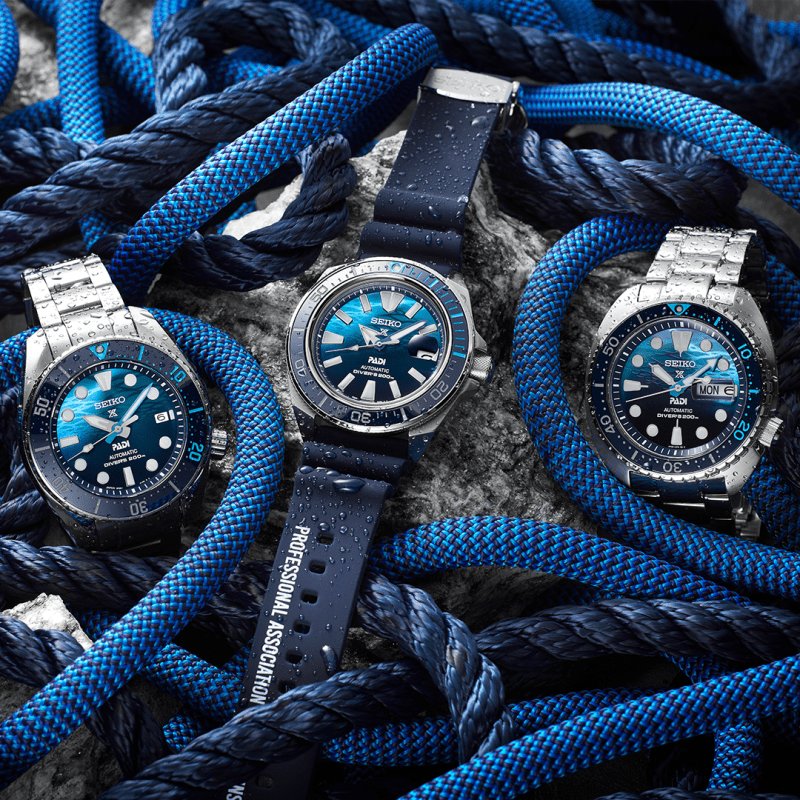 Seiko SRPJ93 SRPJ93K1 Prospex ‘Great Blue’ Samurai Scuba PADI Special Edition