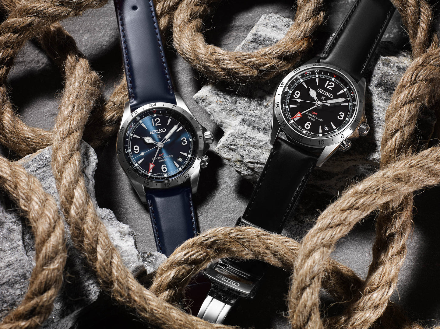 Seiko Prospex Alpinist Mechanical GMT Black SPB379 SPB379J1
