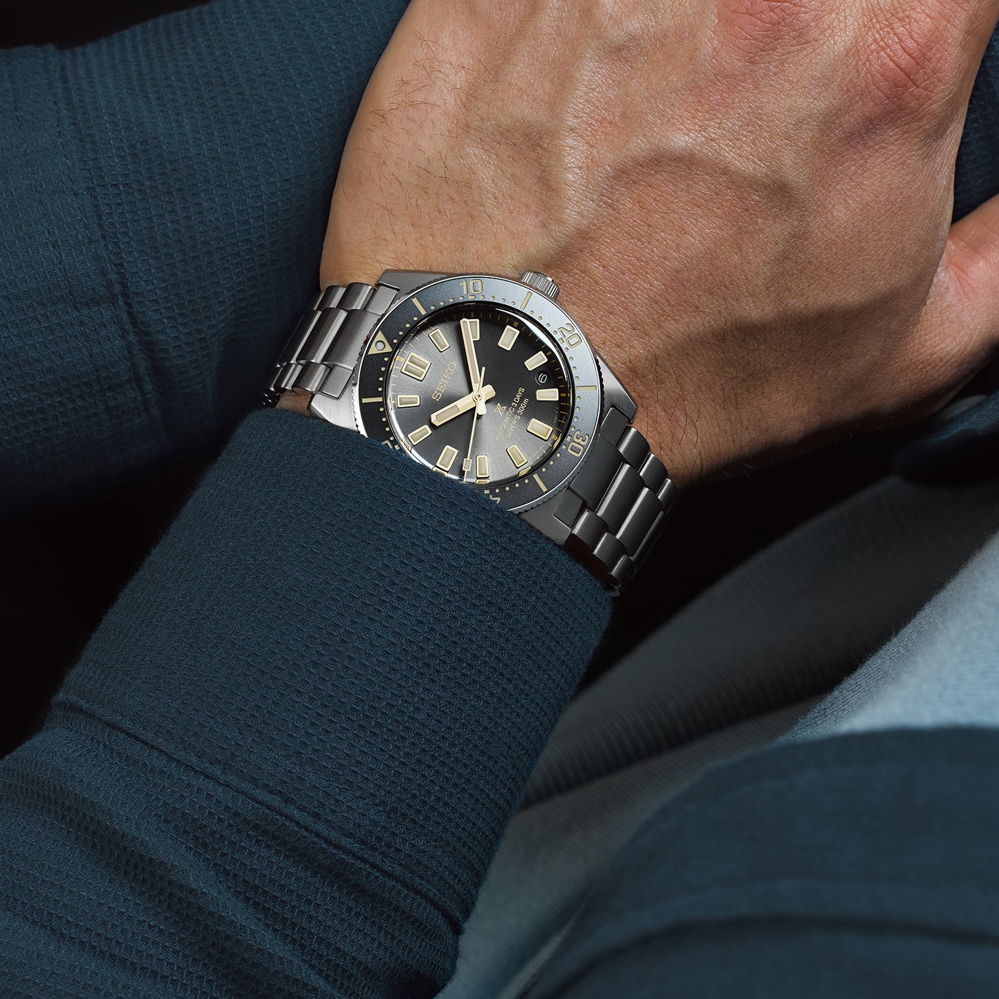 Seiko SPB455 SPB455J1 Prospex 1965 Revival Diver’s 3-day 300m in Tide Grey – 100th Anniversary of Seiko Special Edition