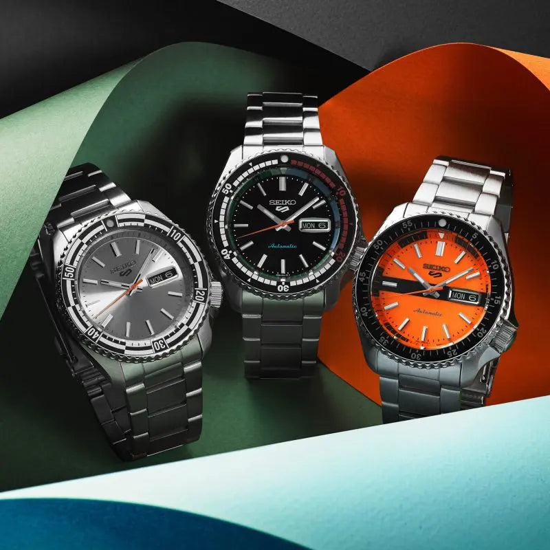 Seiko 5 Sports Retro Colour Collection ‘New Rally Diver’ SRPK09 SRPK09K1