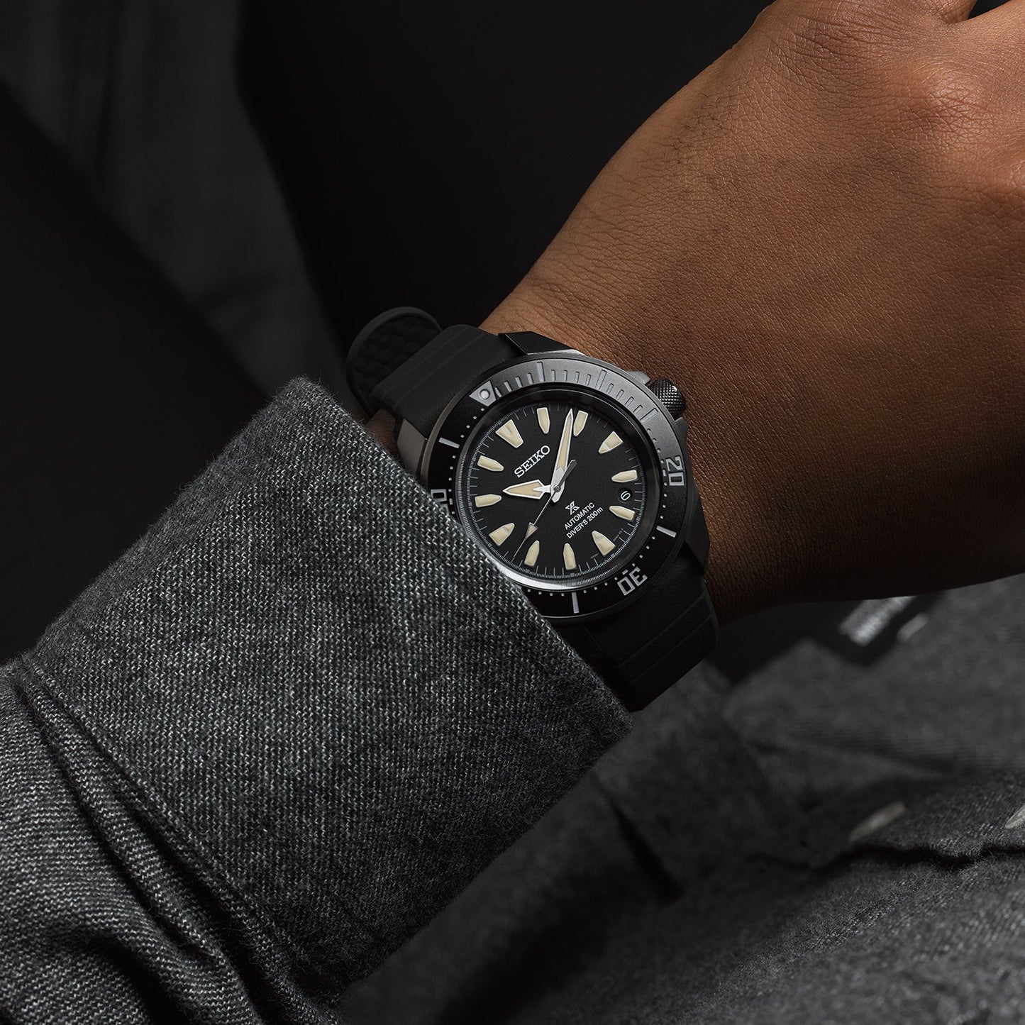 Seiko SRPL15 Prospex 4R All-Black Diver’s watch SRPL15K1