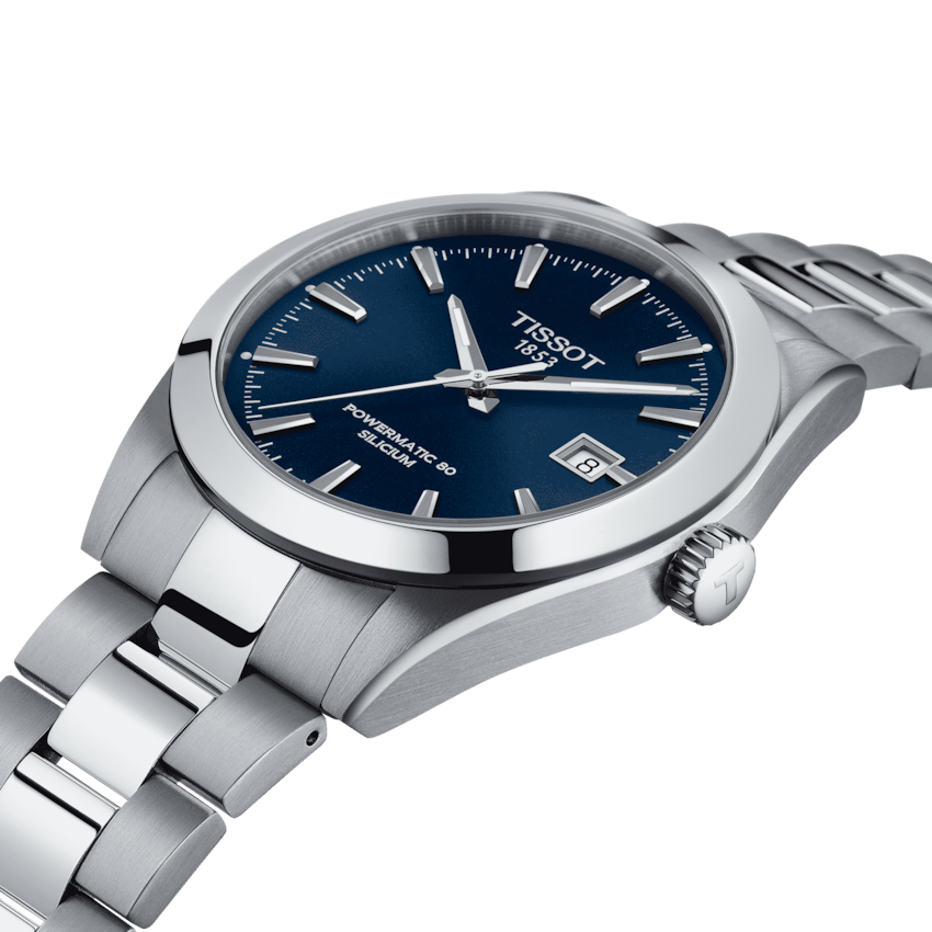 TISSOT GENTLEMAN POWERMATIC 80 BLUE SILICIUM T127.407.11.041.00 T1274071104100