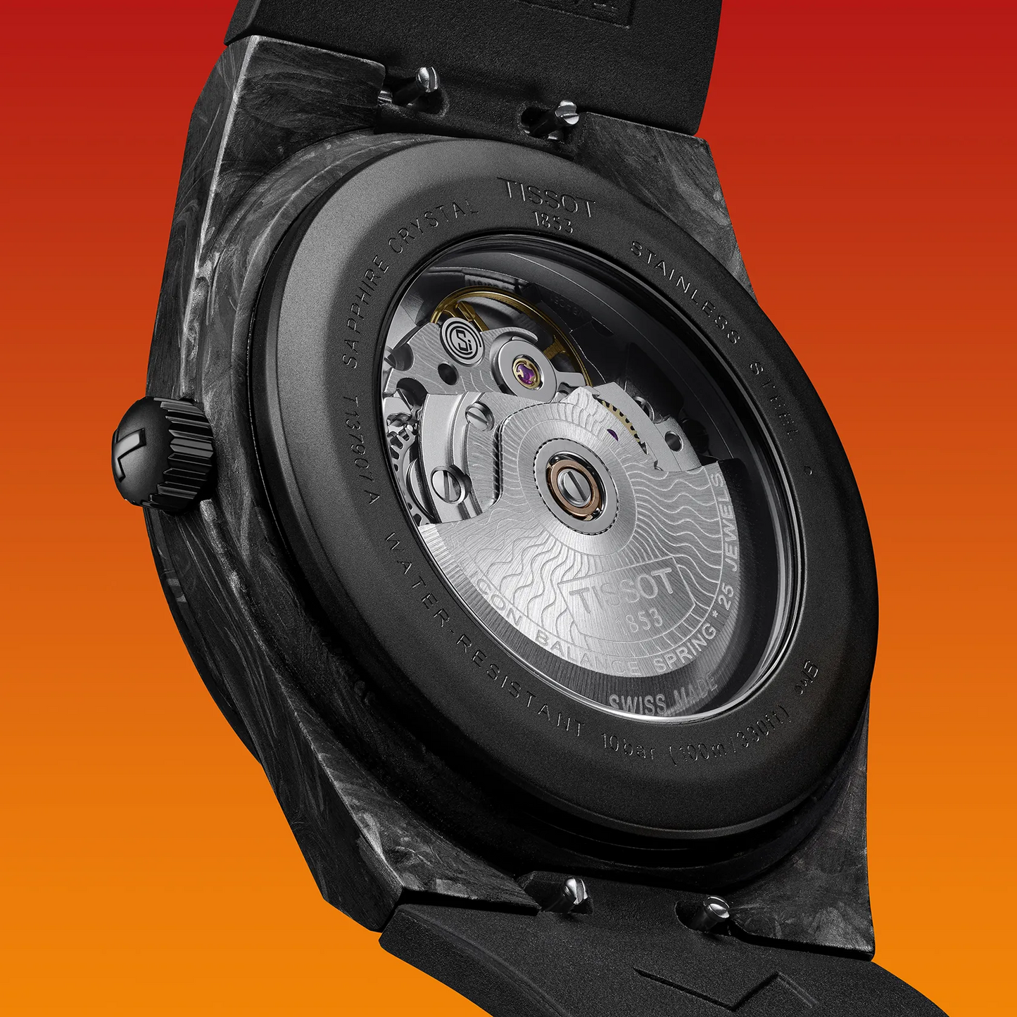 Tissot PRX Powermatic 80 40.5mm Carbon T137.907.97.201.00 T1379079720100