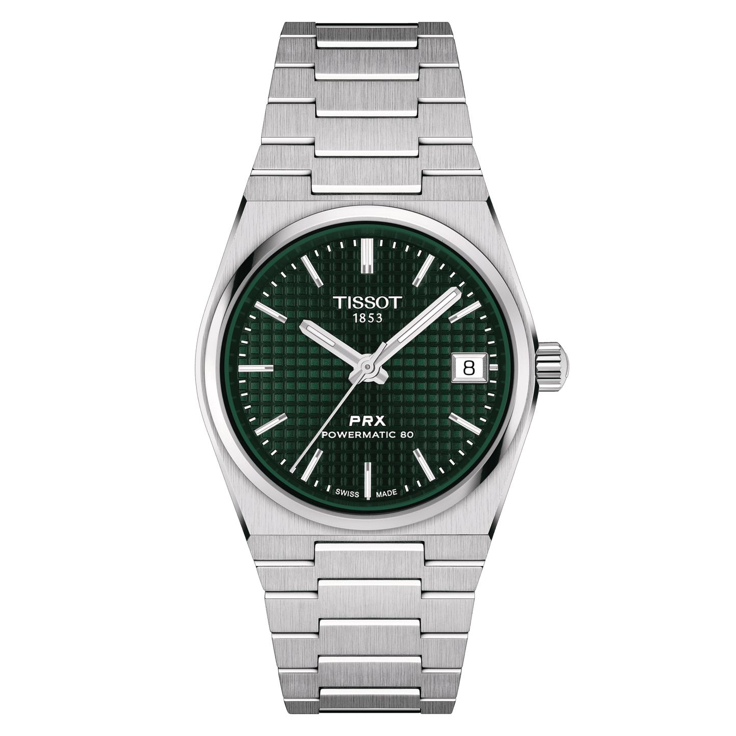 TISSOT PRX POWERMATIC 80 35MM GREEN T137.207.11.091.00 T1372071109100