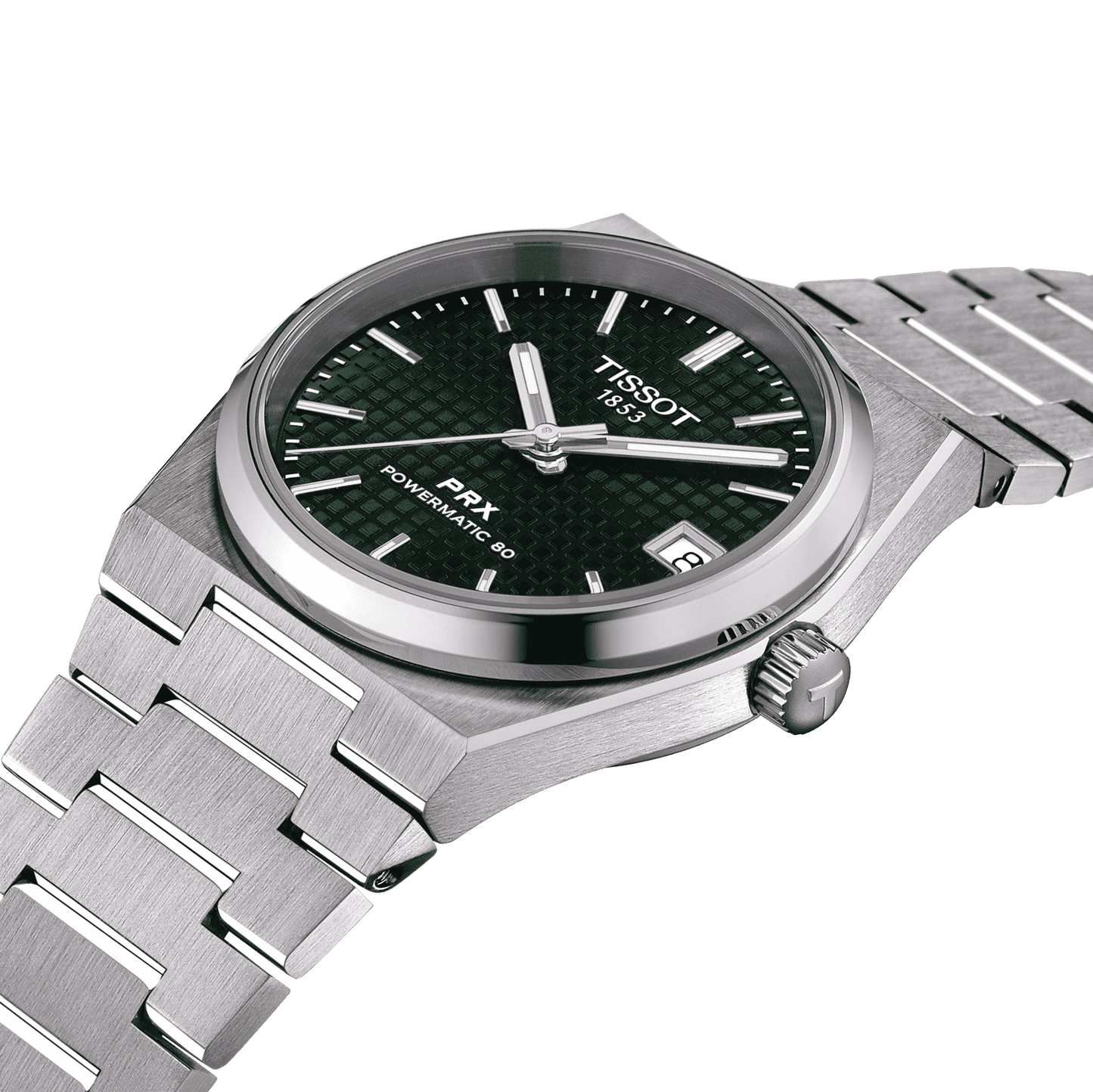 TISSOT PRX POWERMATIC 80 35MM GREEN T137.207.11.091.00 T1372071109100