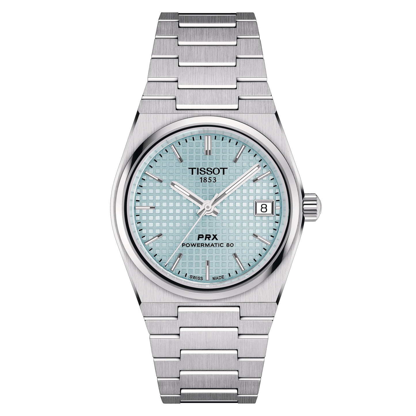TISSOT PRX POWERMATIC 80 35MM ICE BLUE DIAL T137.207.11.351.00 T1372071135100