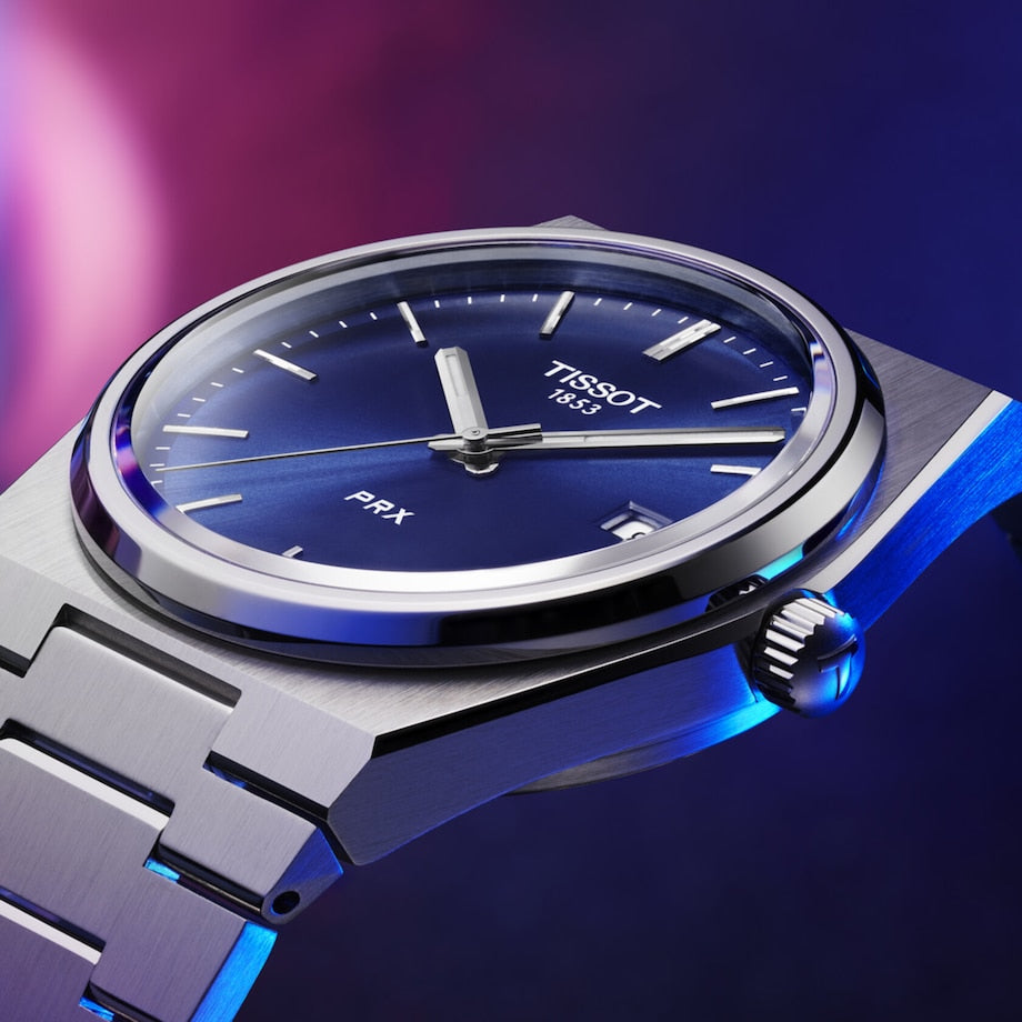 TISSOT PRX BLUE DIAL QUARTZ 40MM T137.410.11.041.00 T1374101104100