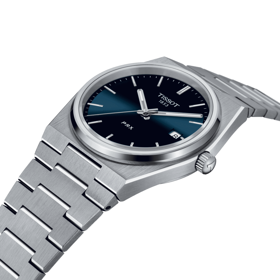 TISSOT PRX BLUE DIAL QUARTZ 40MM T137.410.11.041.00 T1374101104100
