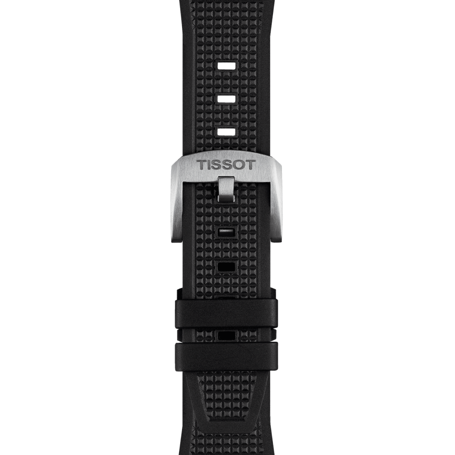 TISSOT PRX 40MM Quartz Black Dial Rubber T137.410.17.051.00 T1374101705100