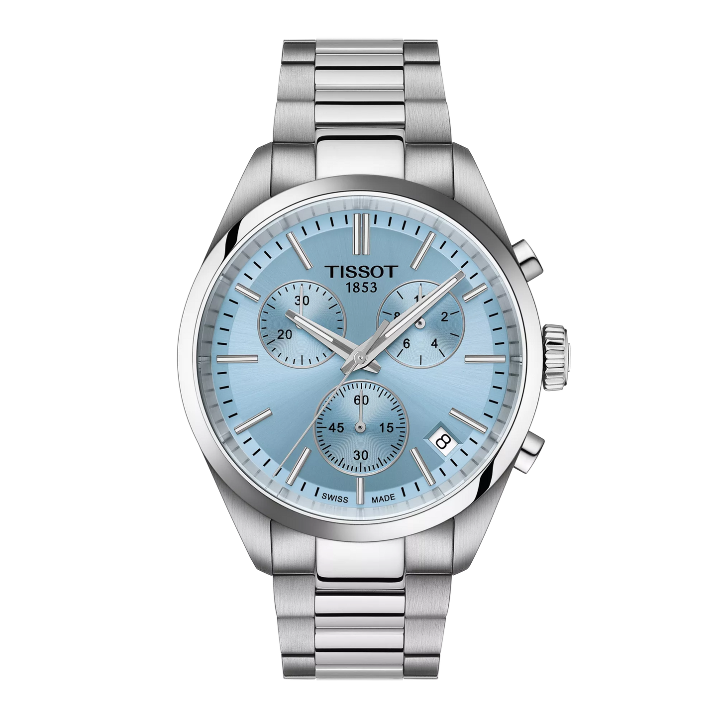 Tissot PR 100 Chronograph Ice Blue Dial T150.417.11.351.00 T1504171135100