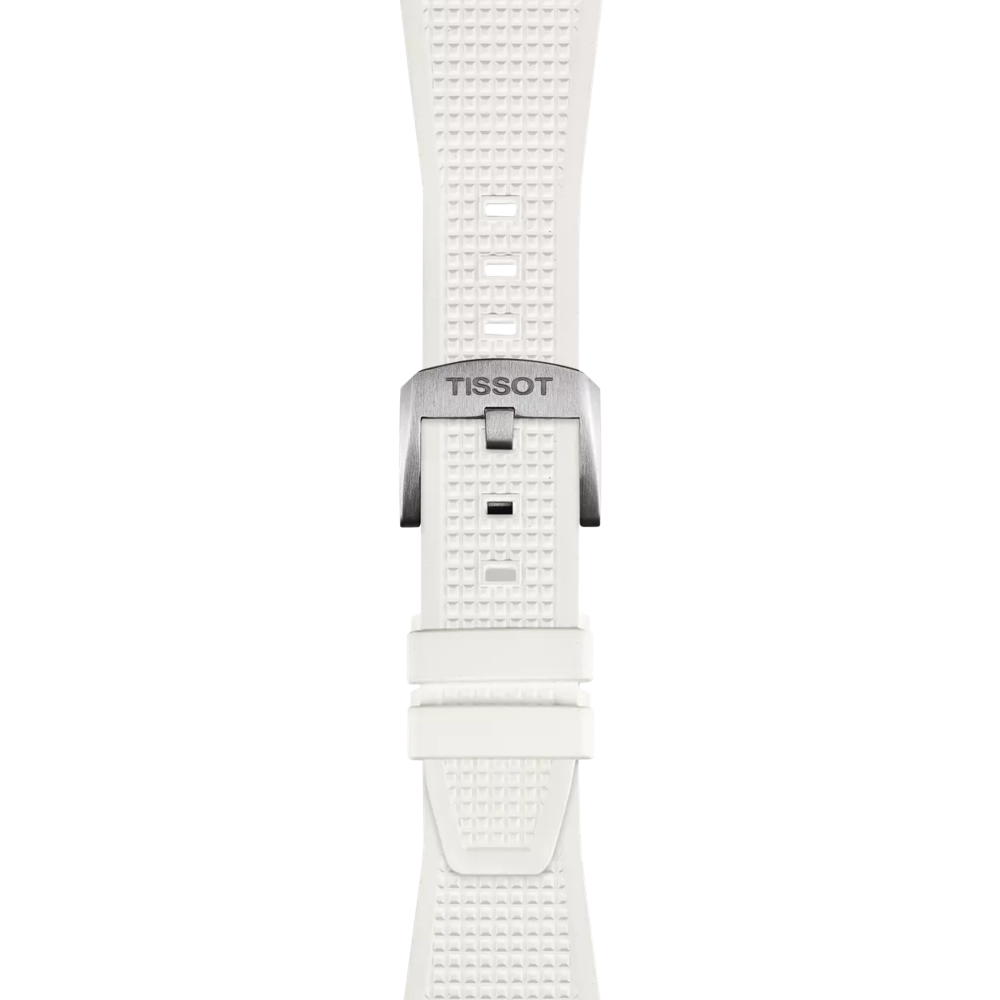 Tissot Official White PRX 40mm Rubber Strap T852.048.463 T852048463
