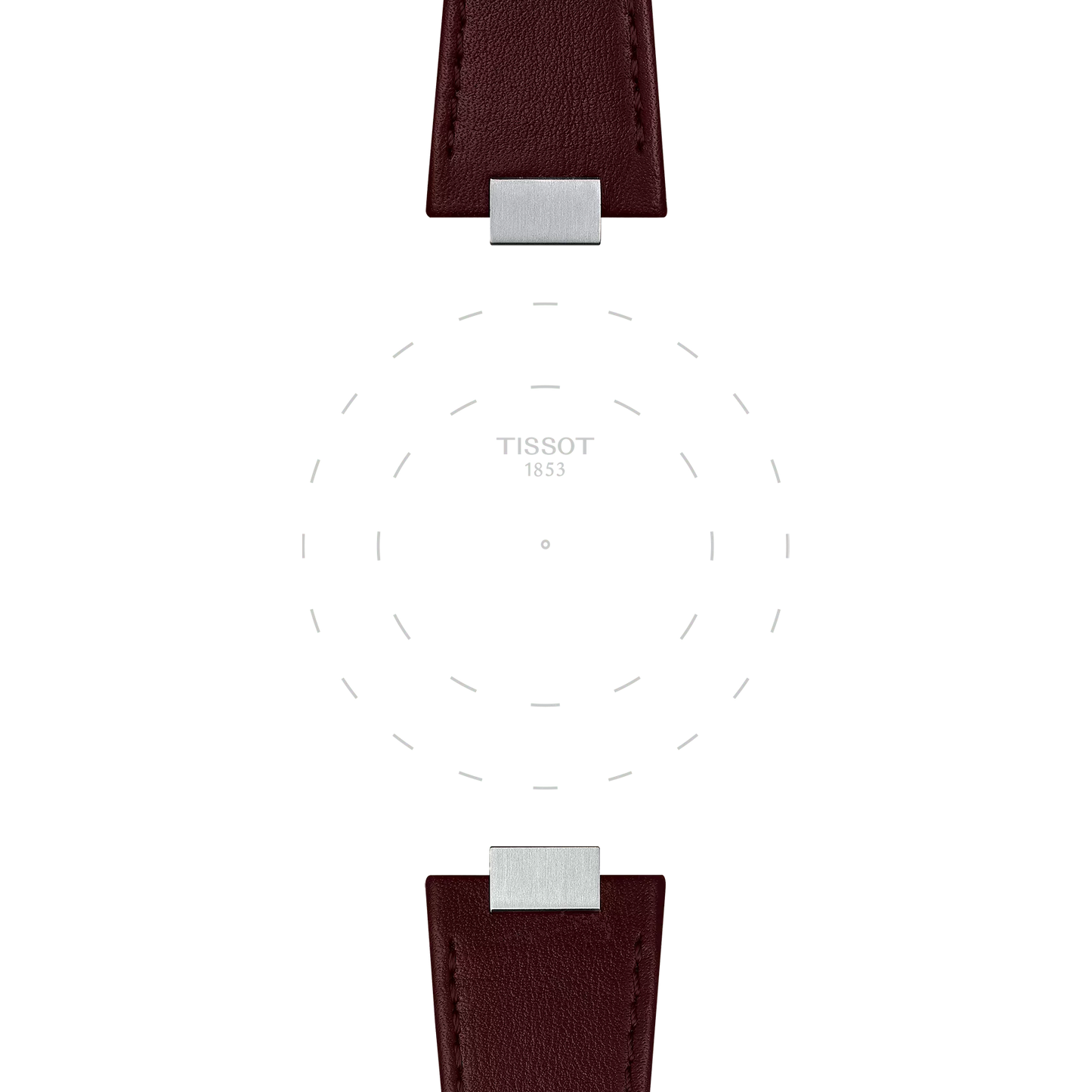 Tissot Official Brown PRX 35mm Leather Strap T852.049.548 T852049548