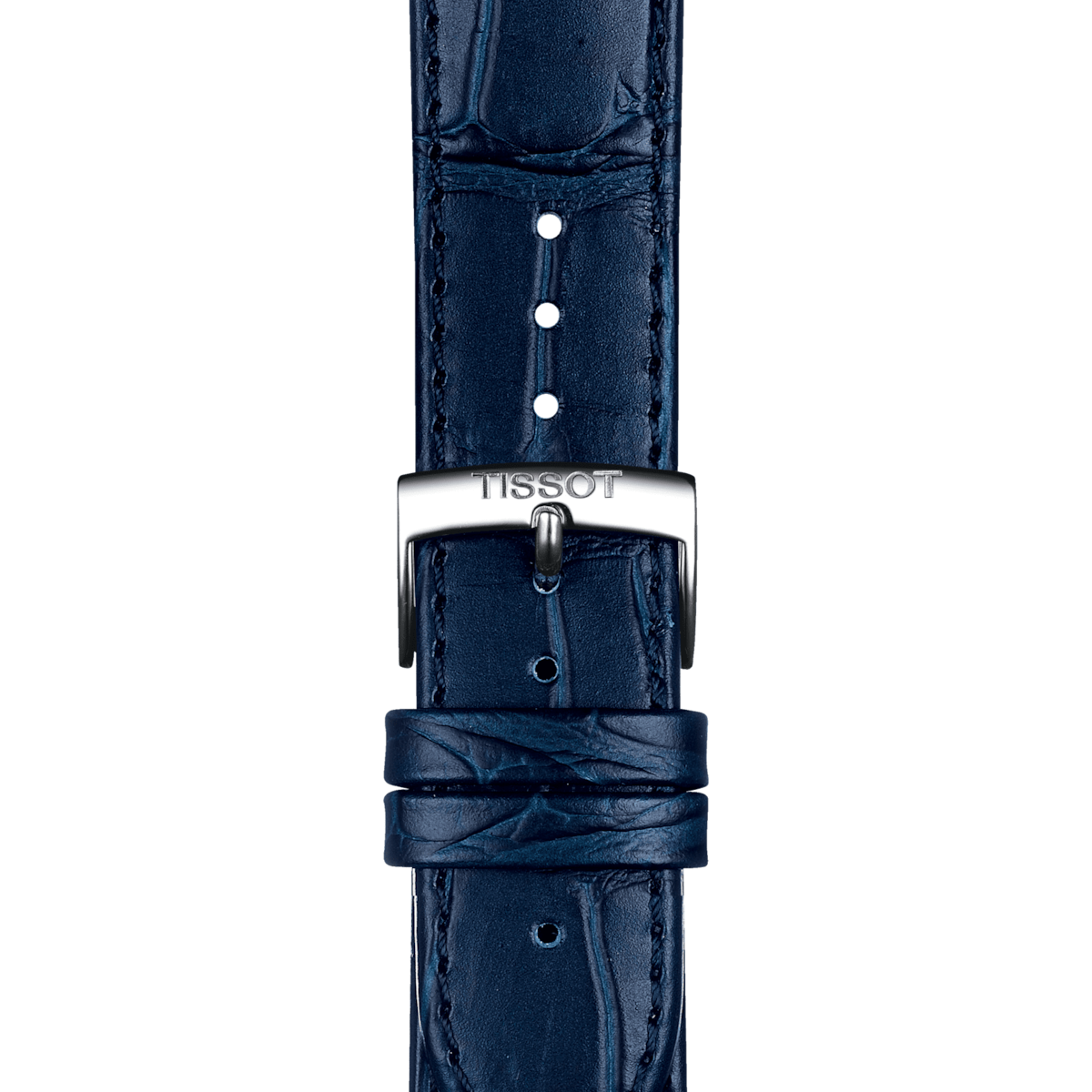 TISSOT OFFICIAL BLUE LEATHER STRAP LUGS 20 MM T852.041.534 T852041534