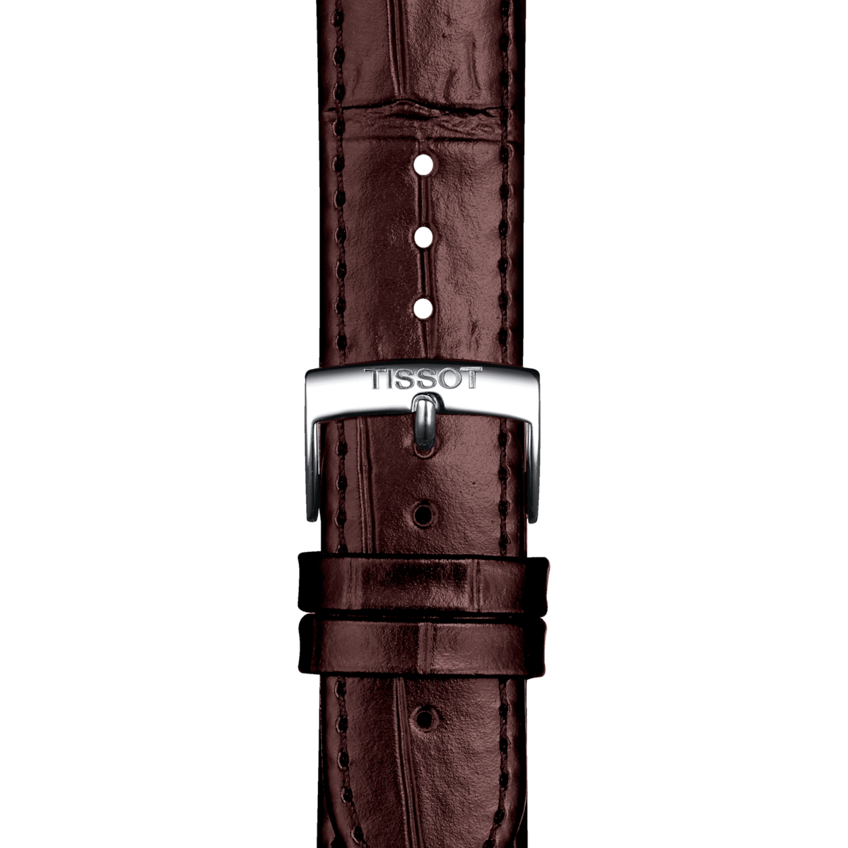TISSOT OFFICIAL BROWN LEATHER STRAP LUGS 20 MM T852.043.013 T852043013