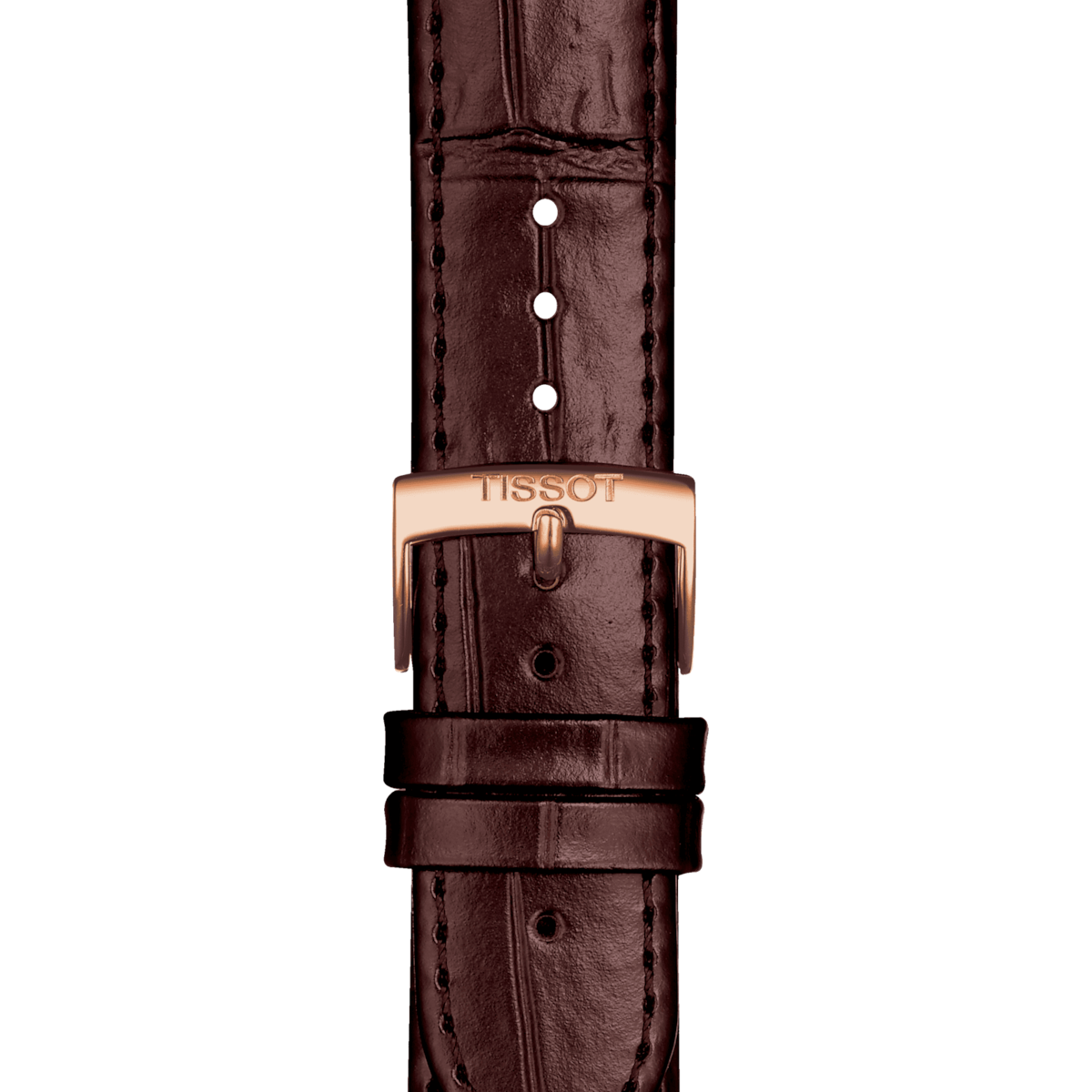 TISSOT OFFICIAL BROWN LEATHER STRAP LUGS 20 MM T852.043.014 T852043014