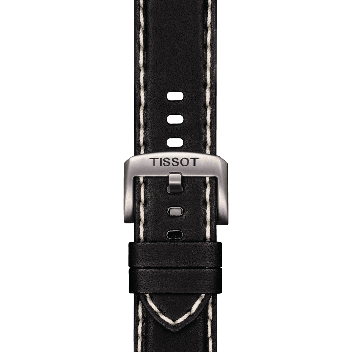 TISSOT OFFICIAL BLACK LEATHER STRAP LUGS 22 MM T852.044.982  T852044982