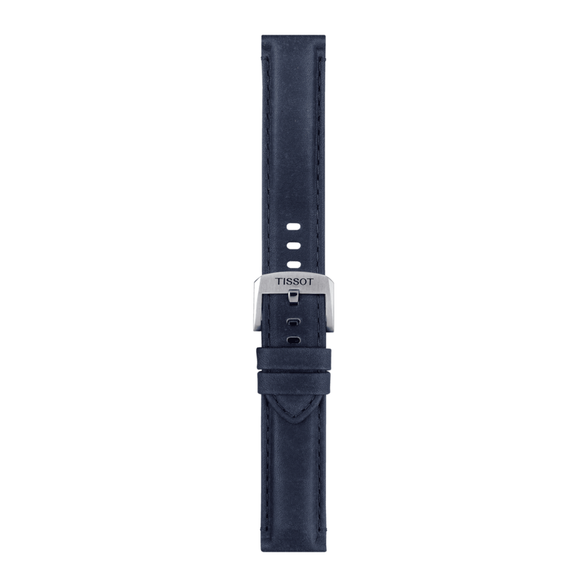 TISSOT OFFICIAL BLUE LEATHER STRAP LUGS 20 MM T852.046.831 T852046831