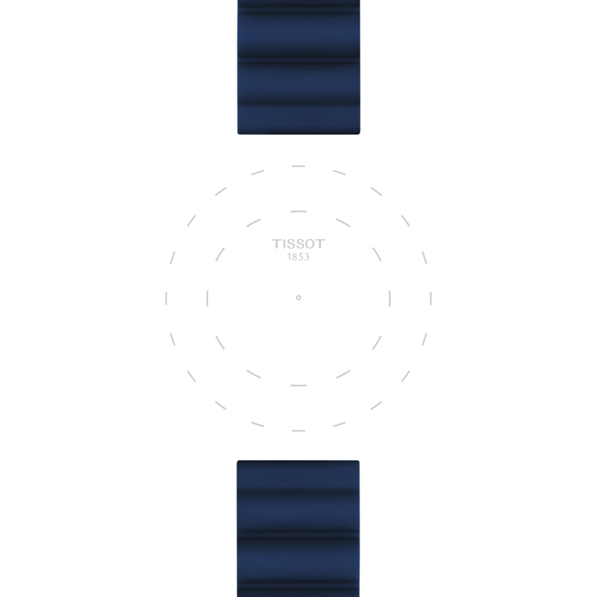 TISSOT OFFICIAL BLUE SILICONE STRAP LUGS 22 MM T852.047.175 T852047175
