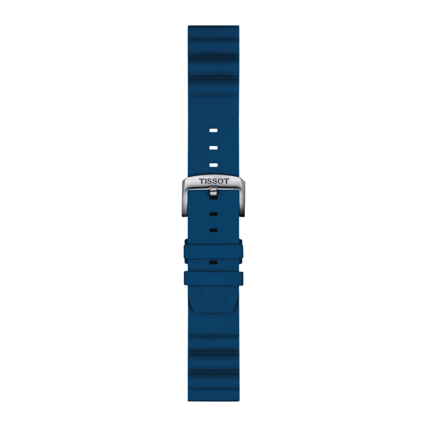 TISSOT OFFICIAL BLUE SILICONE STRAP LUGS 22 MM T852.047.175 T852047175