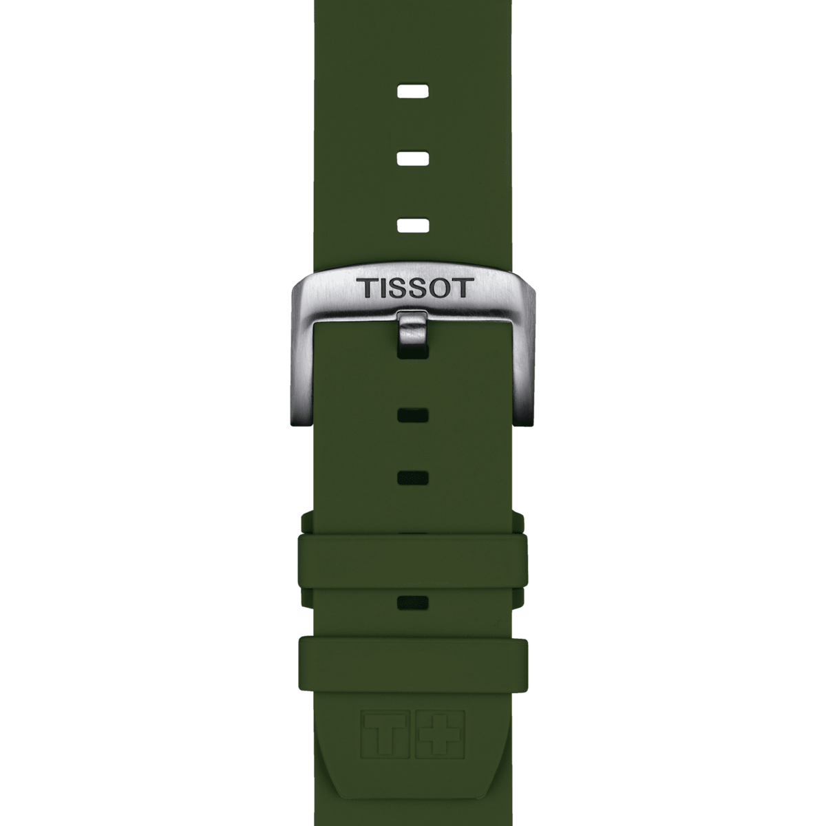 TISSOT OFFICIAL KAKI SILICONE STRAP LUGS 22 MM T852.047.177 T852047177