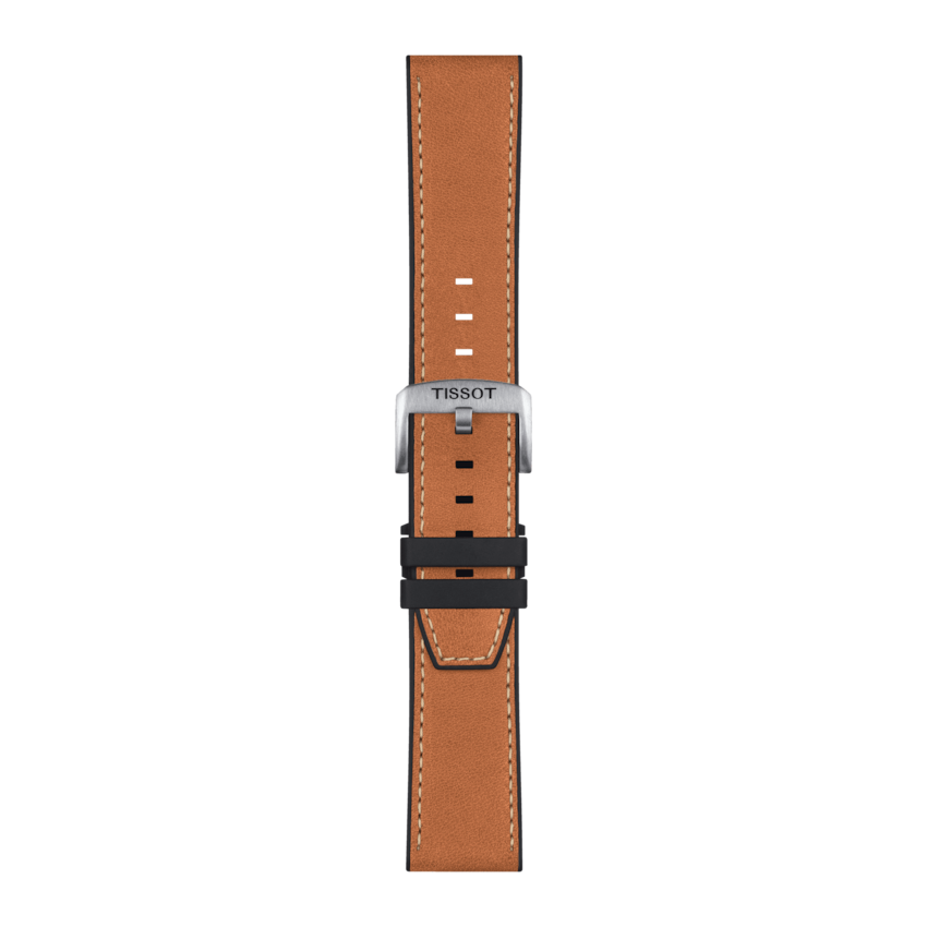 TISSOT OFFICIAL BROWN LEATHER STRAP LUGS 23 MM T852.047.777 T852047777