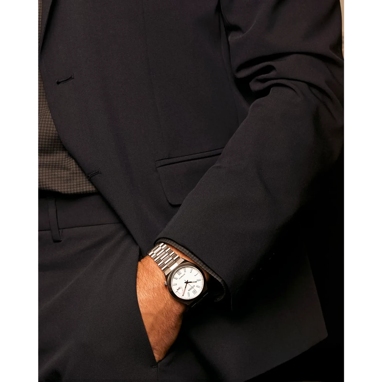 Citizen Automatic NJ0150-56A "TSUYOSA” Collection White Dial Stainless Steel Bracelet
