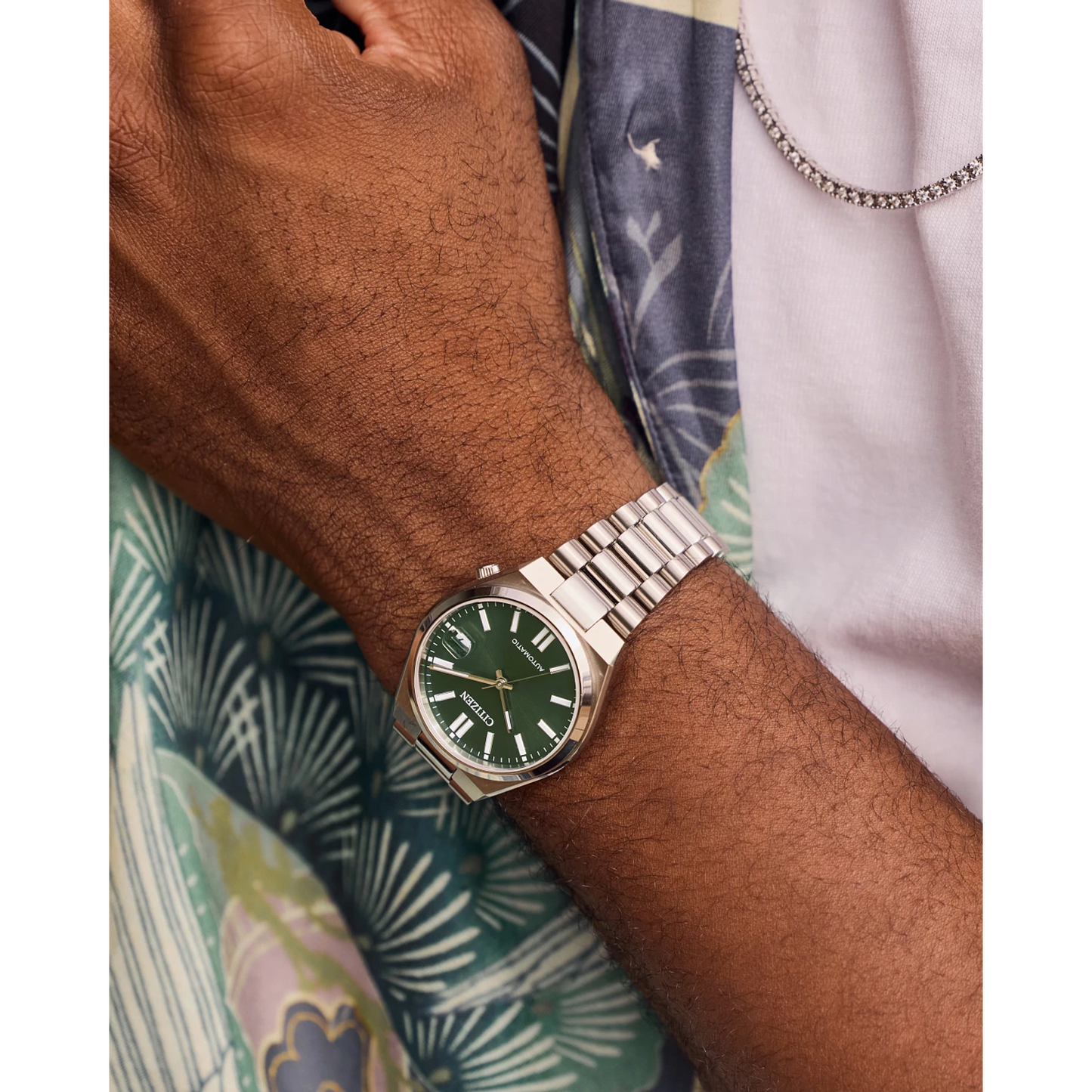 Citizen Automatic NJ0200-50X "TSUYOSA” Geen Dial 37mm