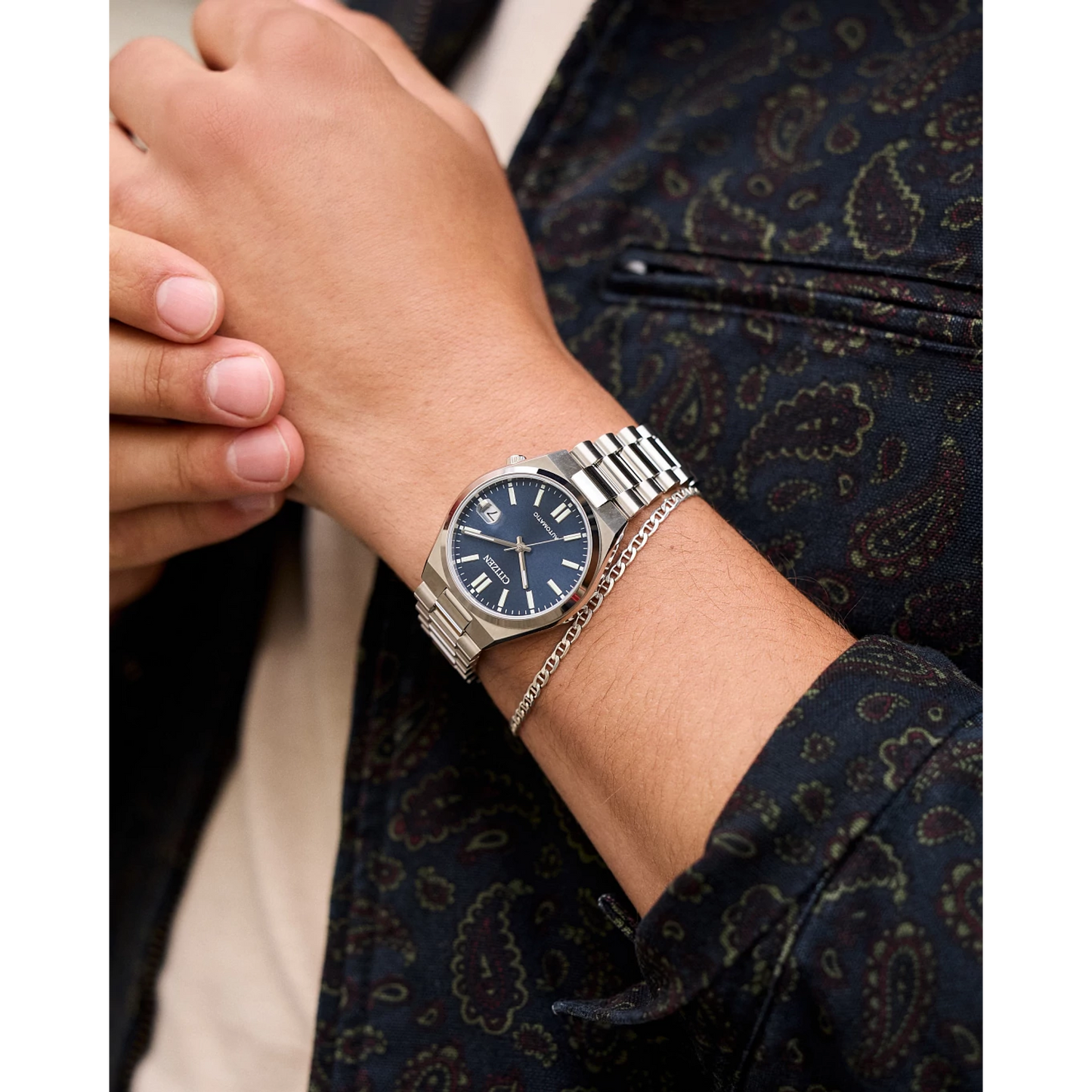 Citizen Automatic NJ0200-50M "TSUYOSA” Blue Dial 37mm