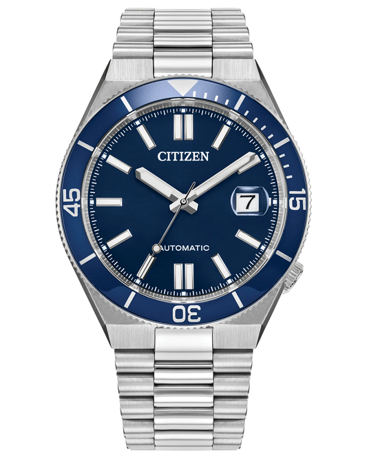 Citizen TSUYOSA Shore Automatic NJ0230-59L Navy Blue Dial