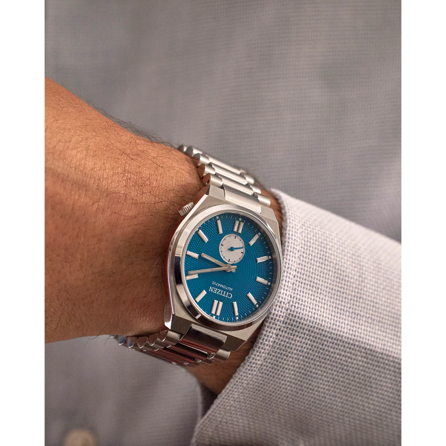 Citizen Automatic NK5010-51L “TSUYOSA” Small Second Blue Dial
