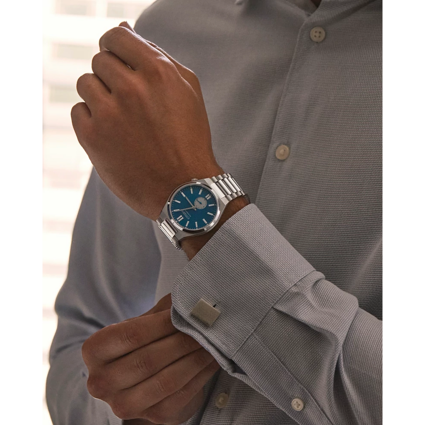Citizen Automatic NK5010-51L “TSUYOSA” Small Second Blue Dial