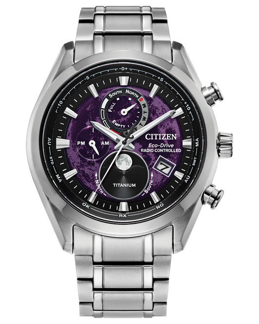 CITIZEN BY1010-81Z Tsuki-Yomi A-T Atomic Timekeeping / Super Titanium