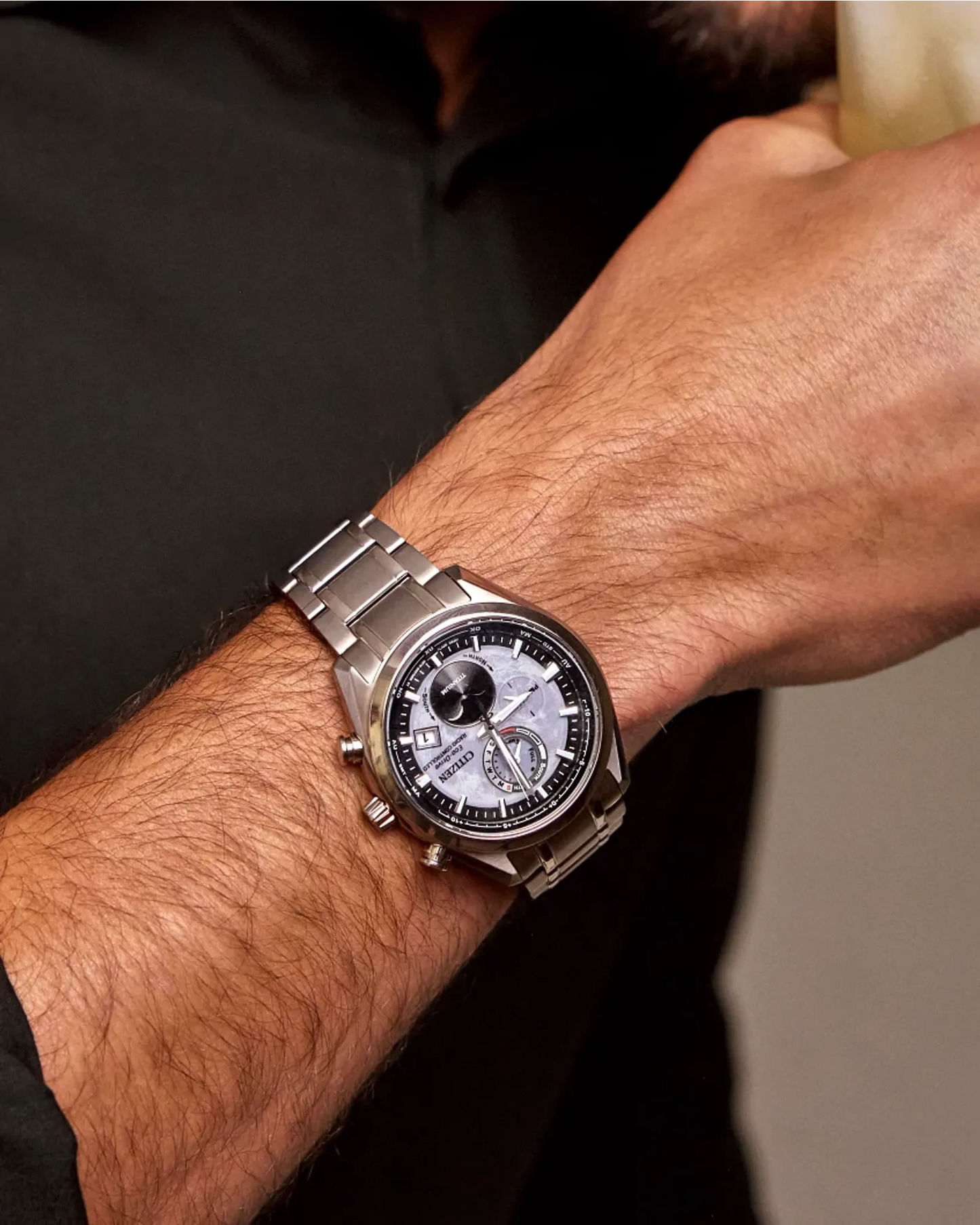 CITIZEN BY1010-57H Tsuki-yomi A-T Atomic Timekeeping / Super Titanium