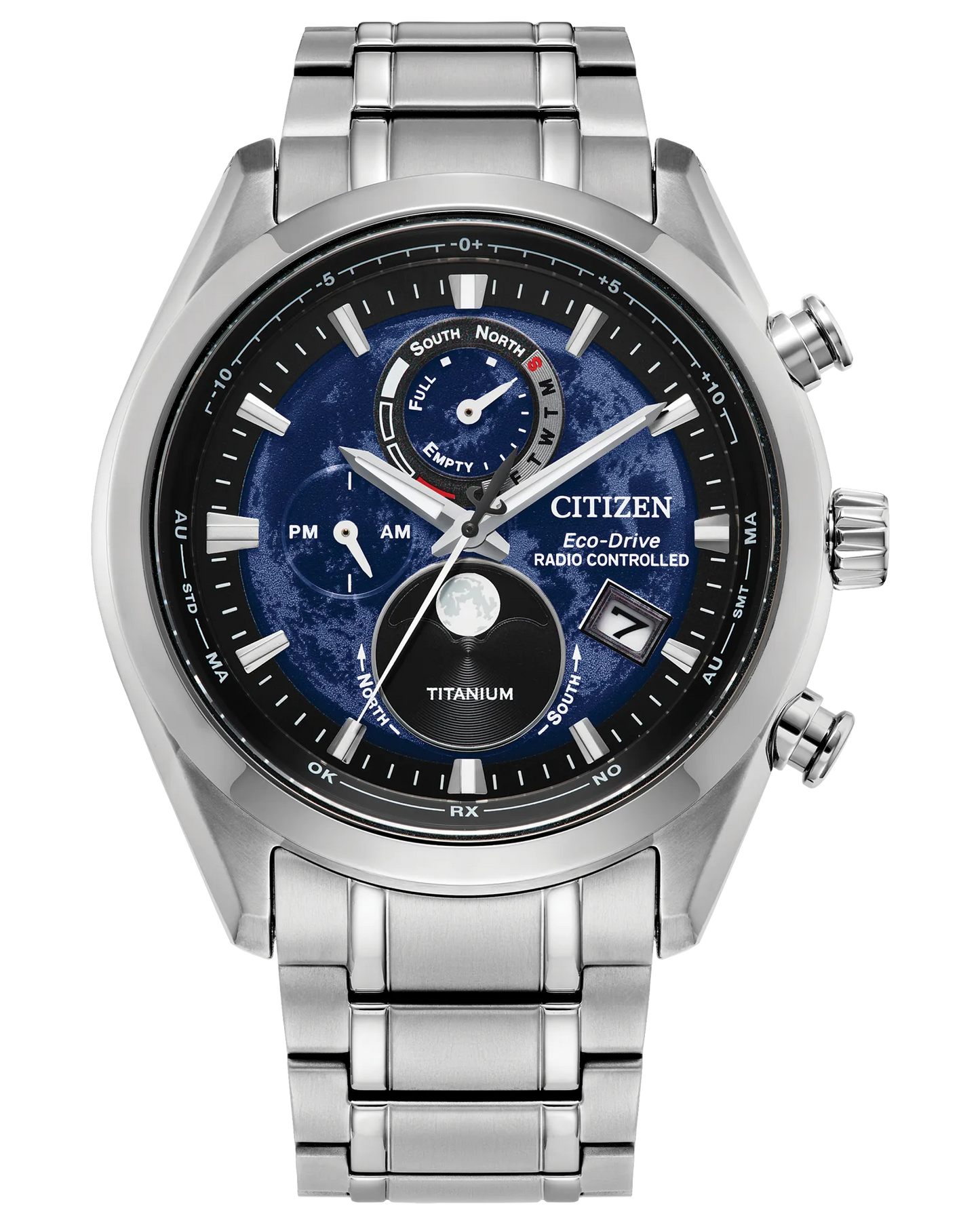 CITIZEN BY1010-57L Tsuki-yomi A-T Atomic Timekeeping / Super Titanium