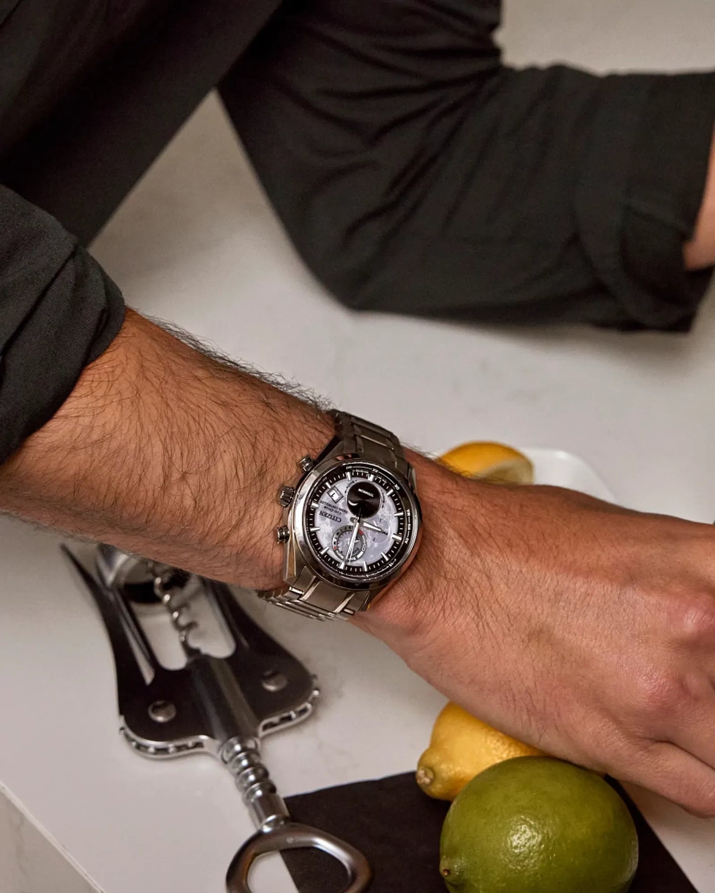 CITIZEN BY1010-57H Tsuki-yomi A-T Atomic Timekeeping / Super Titanium