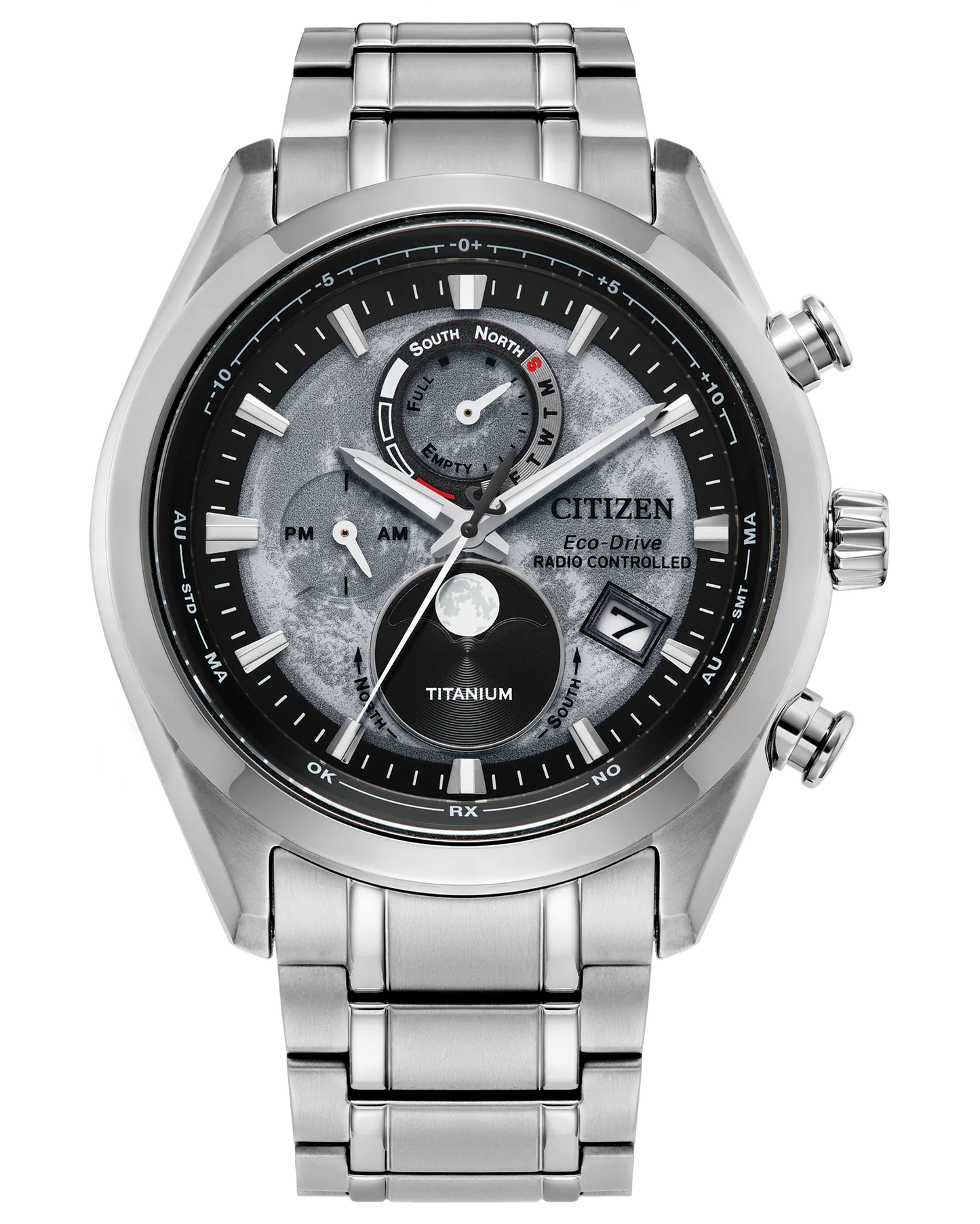 CITIZEN BY1010-57H Tsuki-yomi A-T Atomic Timekeeping / Super Titanium