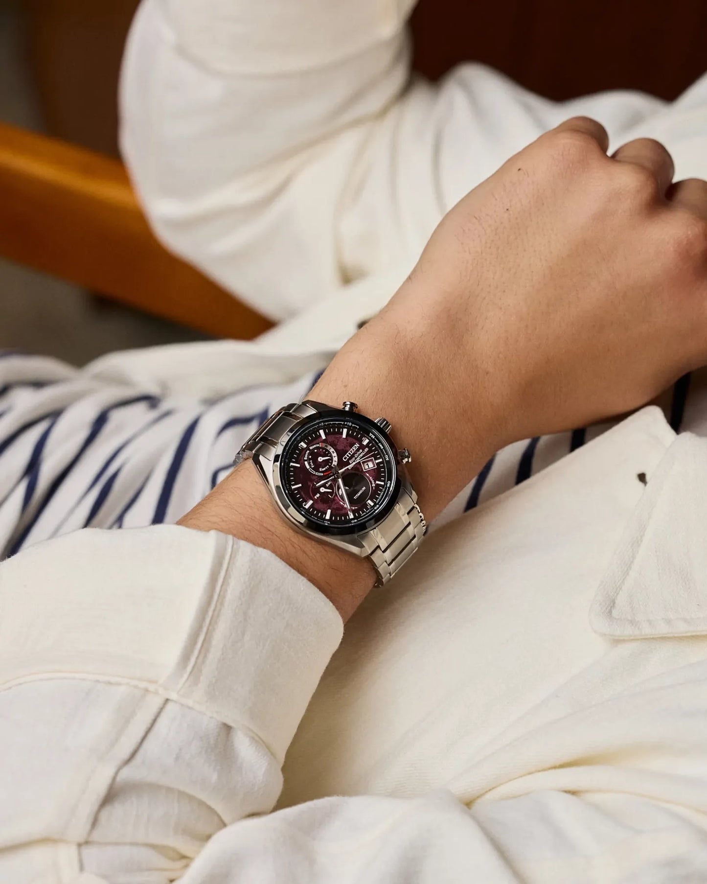 CITIZEN BY1018-55X Tsuki-yomi A-T Atomic Timekeeping / Super Titanium