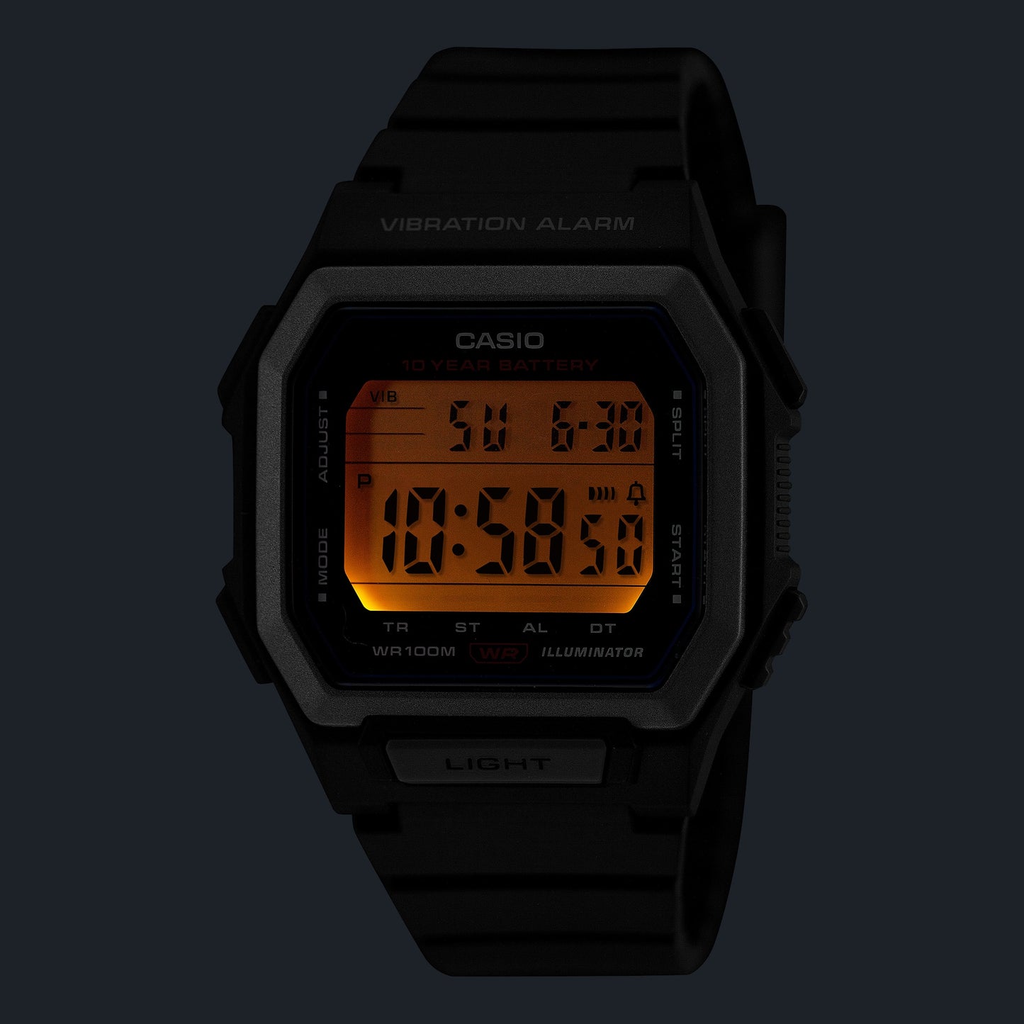 CASIO Digital Watch W-738H-1AV W738H-1AV