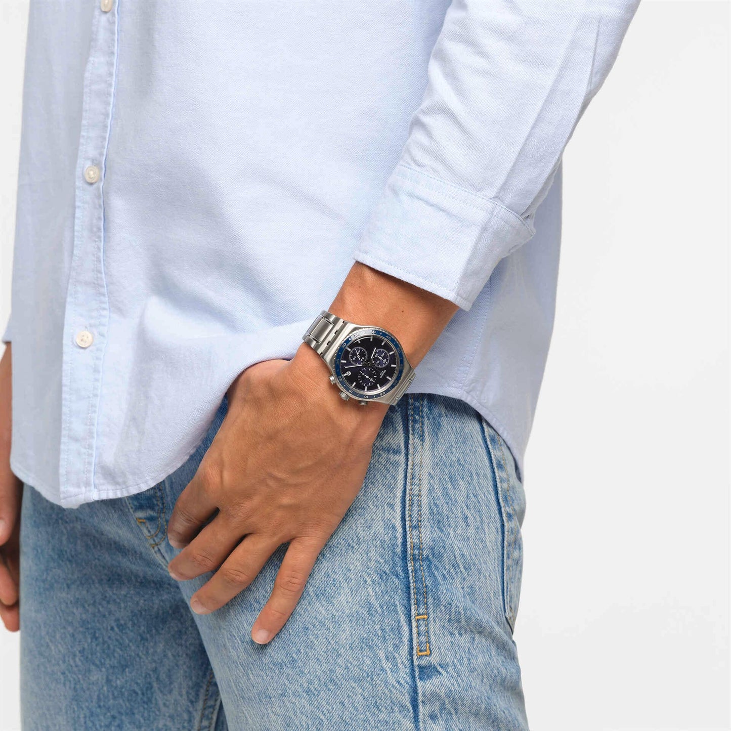 SWATCH YVS496G COBALT LAGOON