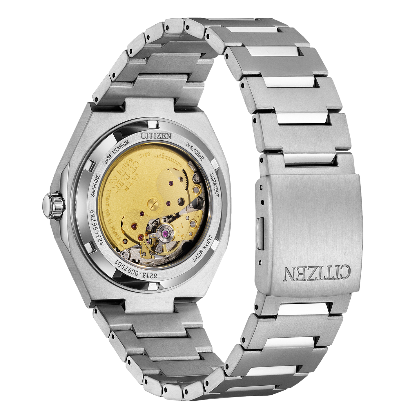 Citizen Zenshin Mechanical Super Titanium White Dial NJ0180-80A