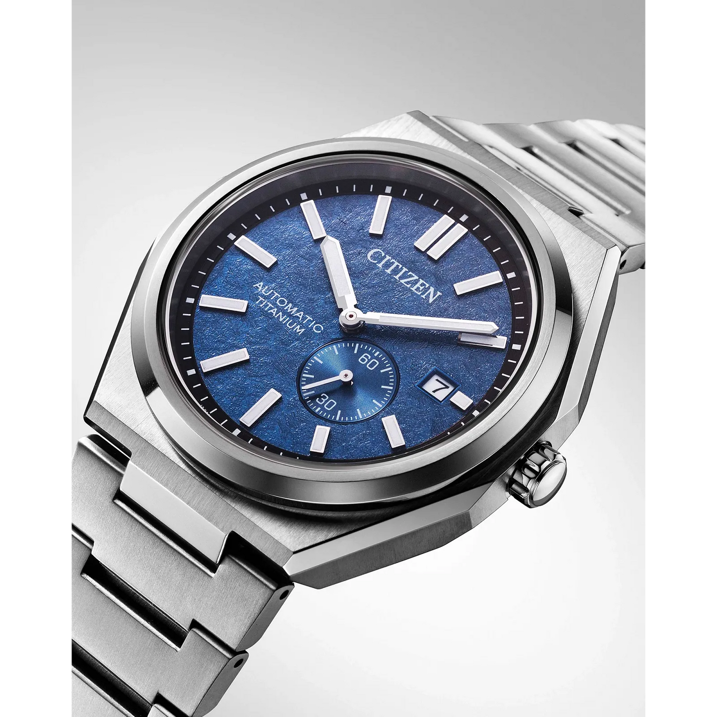 Citizen Zenshin Mechanical Super Titanium Blue Dial NJ0180-80L