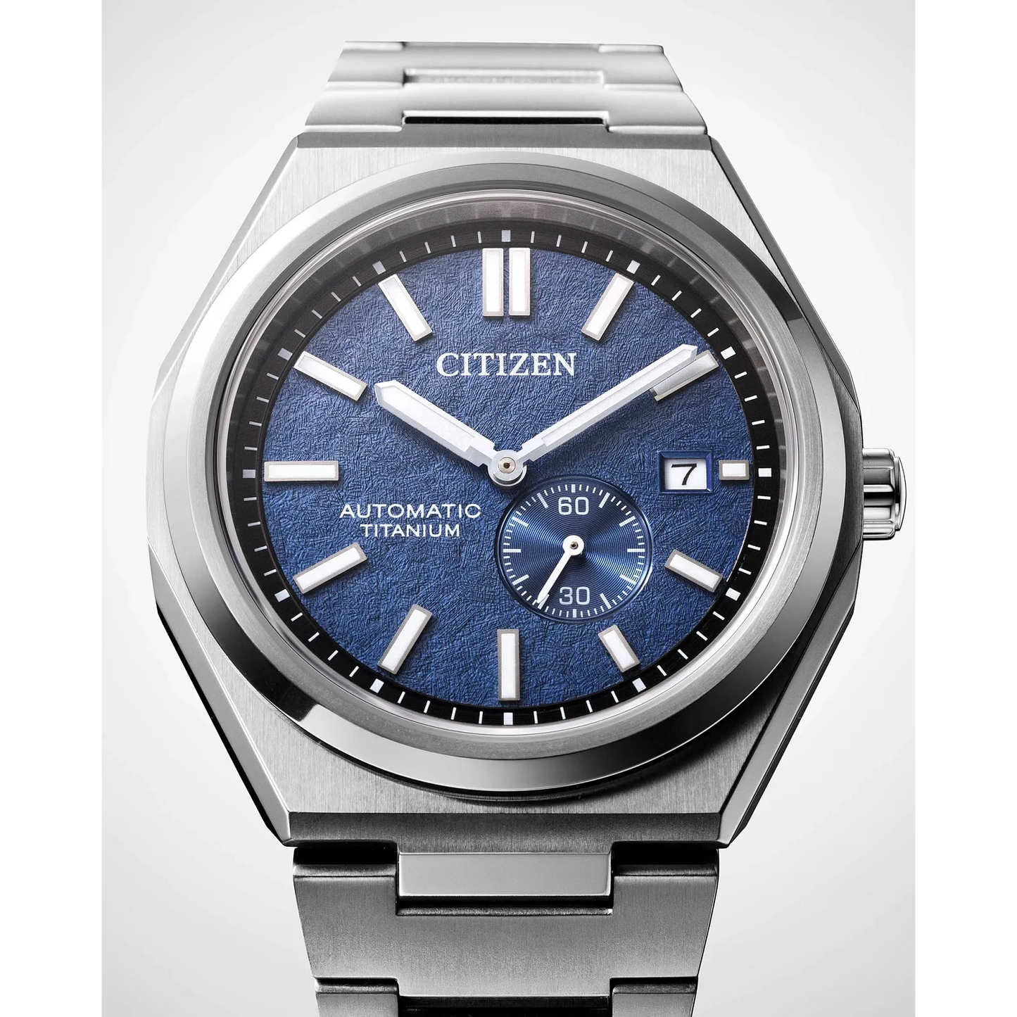 Citizen Zenshin Mechanical Super Titanium Blue Dial NJ0180-80L