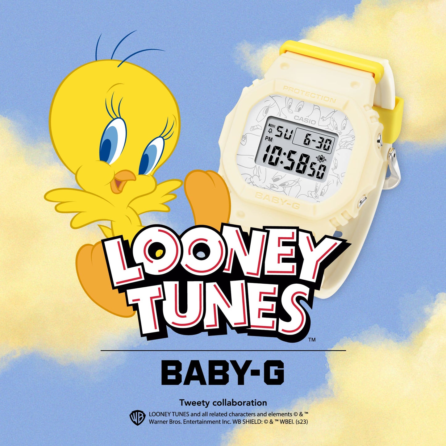 CASIO BGD565TW-5 Tweety Collaboration Model