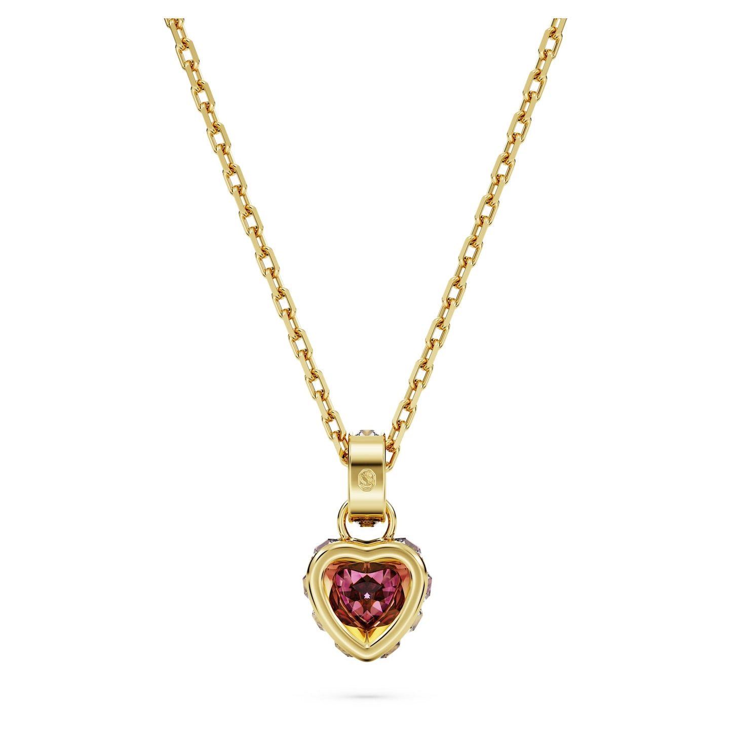 Chroma pendant Heart, Red, Gold-tone plated 5648750