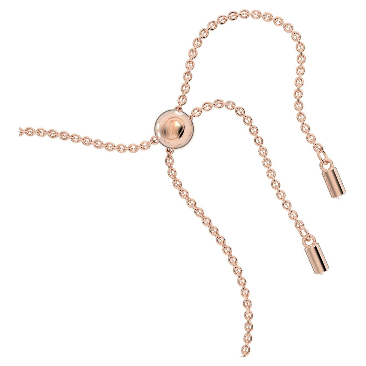 Swarovski Signum Bracelet, Swan, White, Rose-Gold Tone Plated 5621107