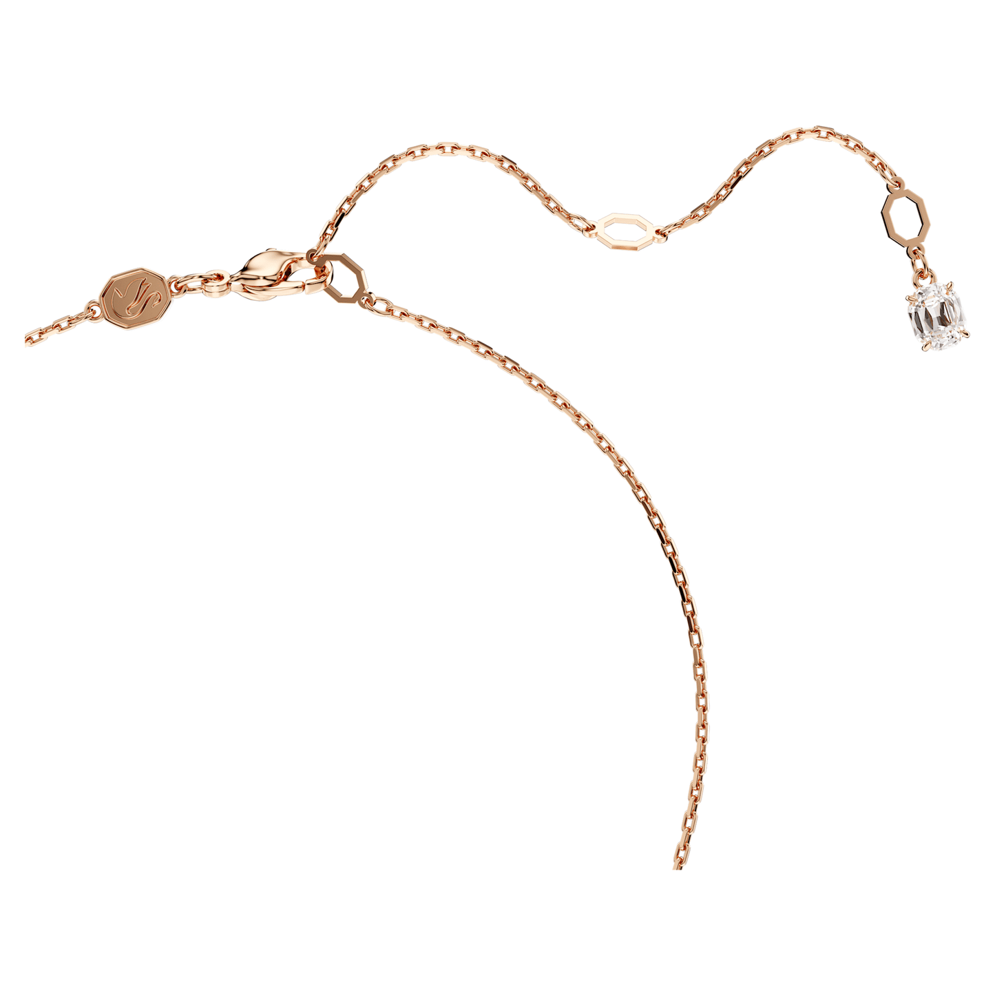 Dragon & Phoenix pendant Dragon’s claw, White, Rose gold-tone plated 5675827