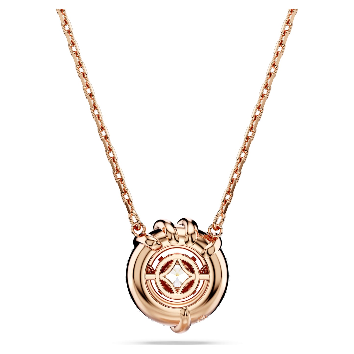 Dragon & Phoenix pendant Dragon’s claw, White, Rose gold-tone plated 5675827