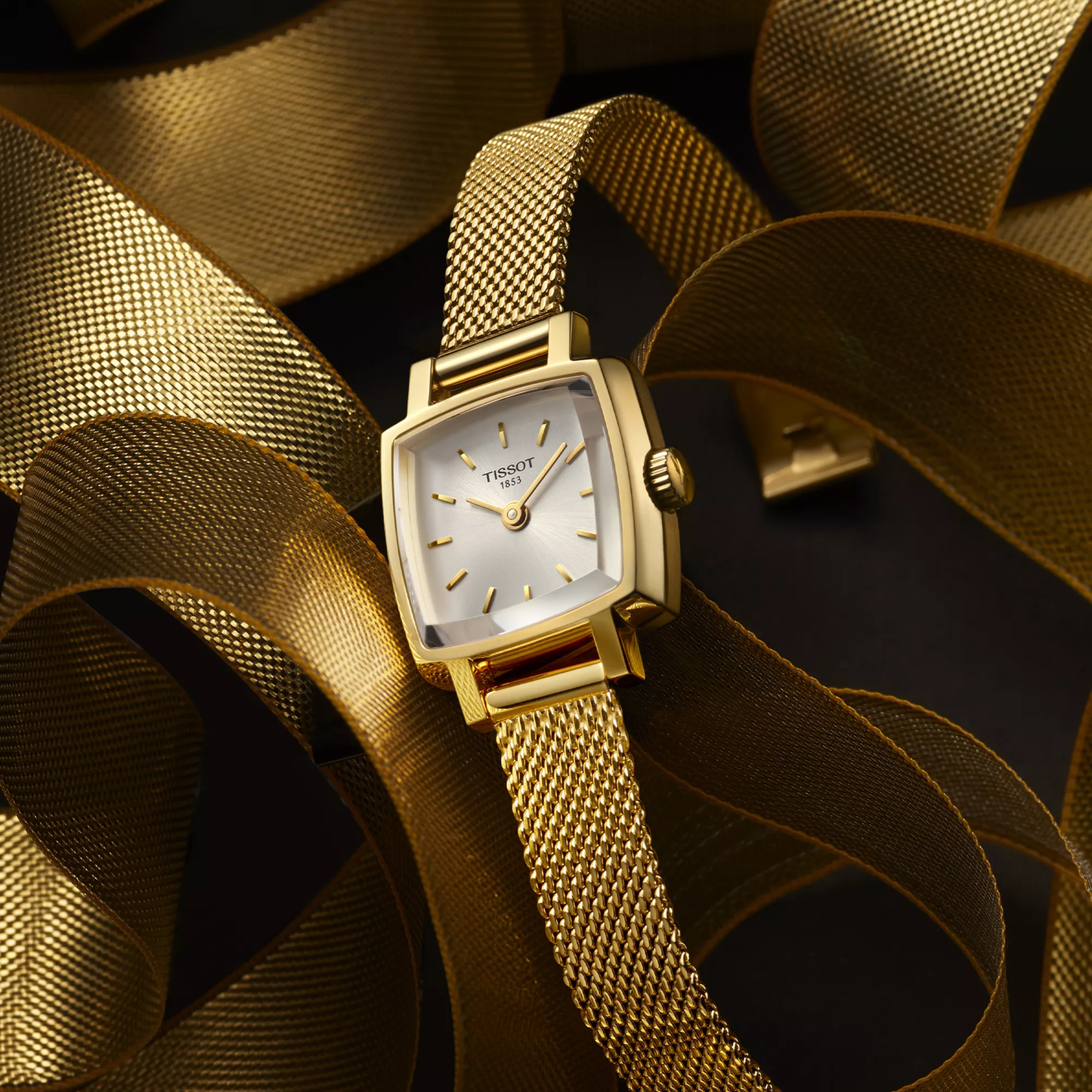 Tissot Lovely Square 20x20mm T058.109.33.031.00 T0581093303100