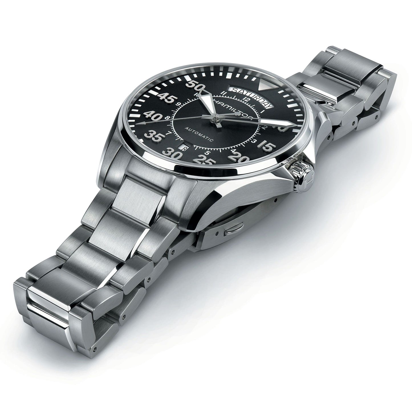 Hamilton Khaki Aviation Pilot Day Date Auto Automatic 42mm H64615135